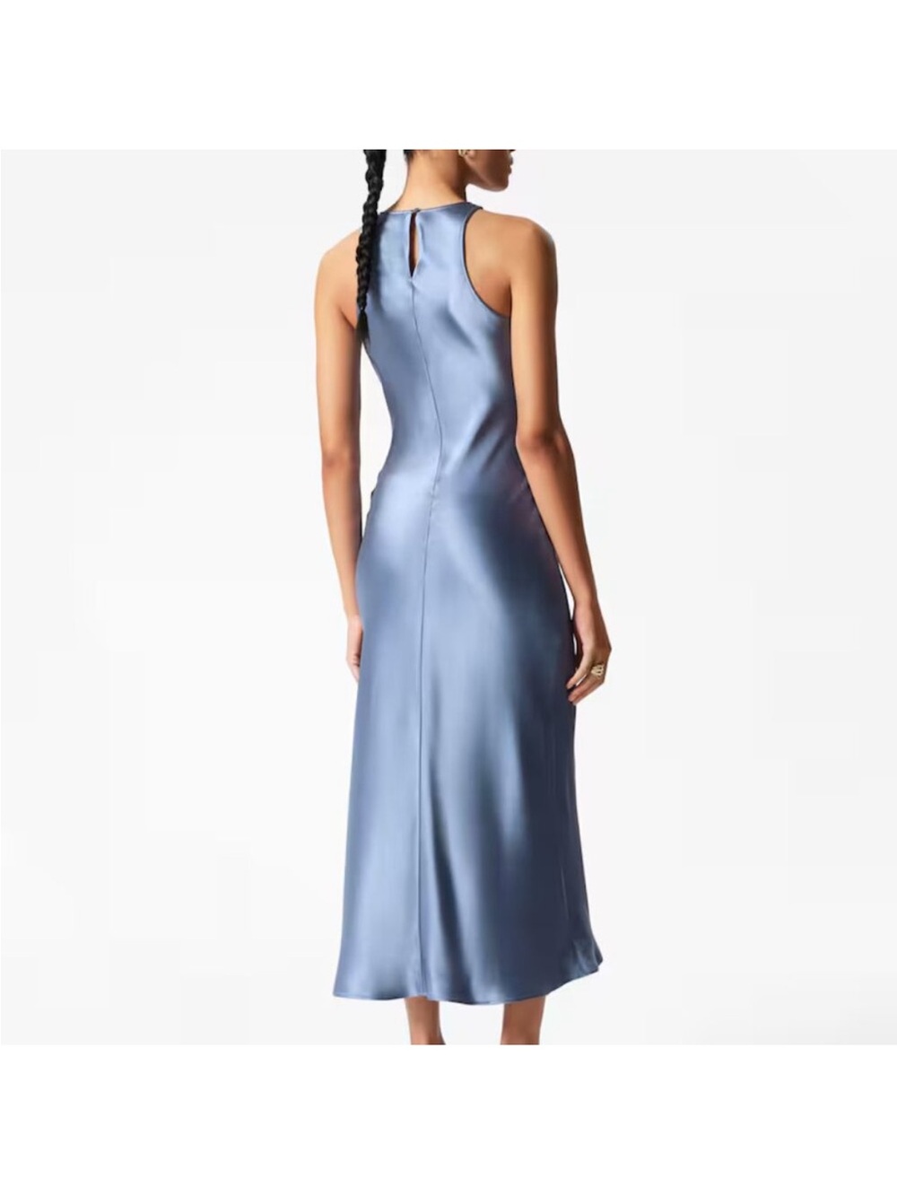 & Other Stories Sleeveless Satin Midi Dress - Bias Cut - (NWT) - Picture 2 of 7